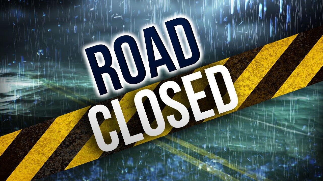 road closed flood rain mgn